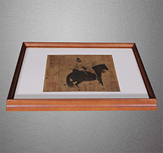 阆中书画装裱配框服务案例